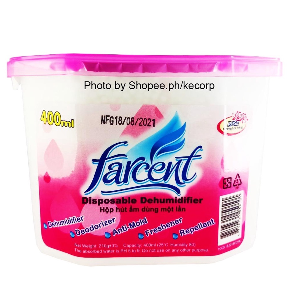 Farcent Disposable Dehumidifier 400ml Shopee Philippines