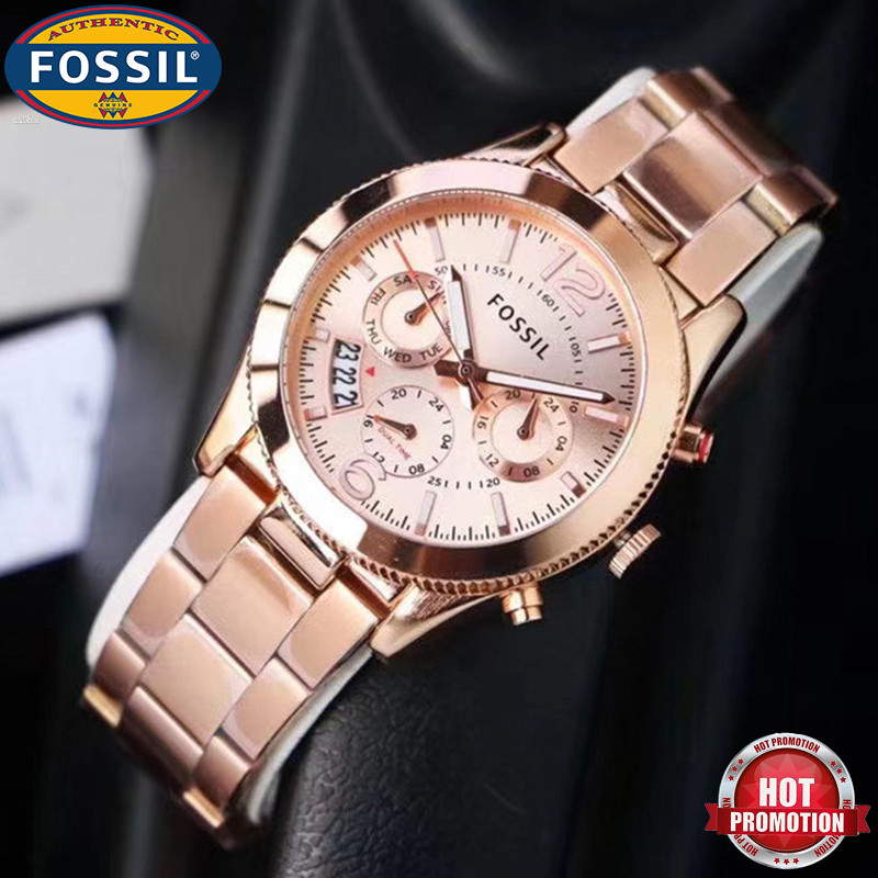 FOSSIL Boyfriend Watches For Women Men Orginal Analog Authentic Pawnable  Waterproof Ladies Watches | Shopee Philippines