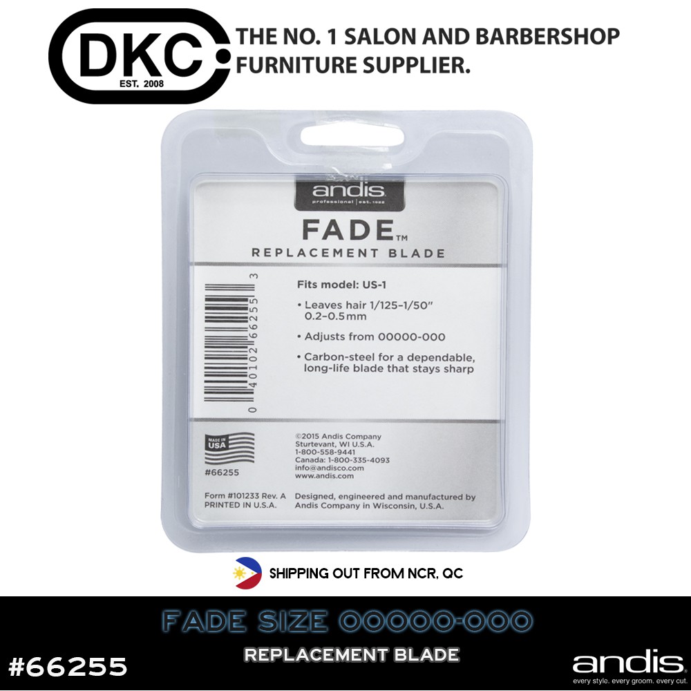 andis fade blade 66255