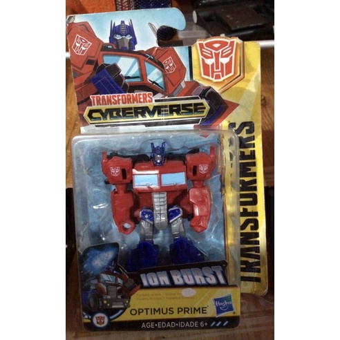 Optimus Prime Transformer Cyberverse Series 10cm Standing | Shopee ...