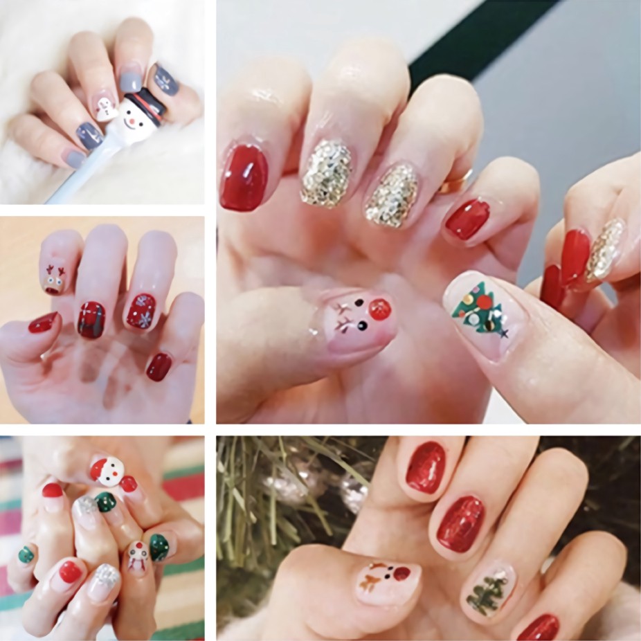 christmas nail appliques