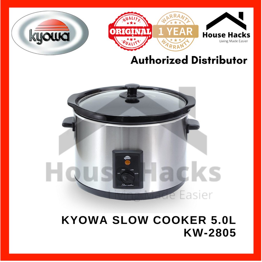 Kyowa Slow Cooker 5.0L KW2805 (House Hacks) Shopee Philippines