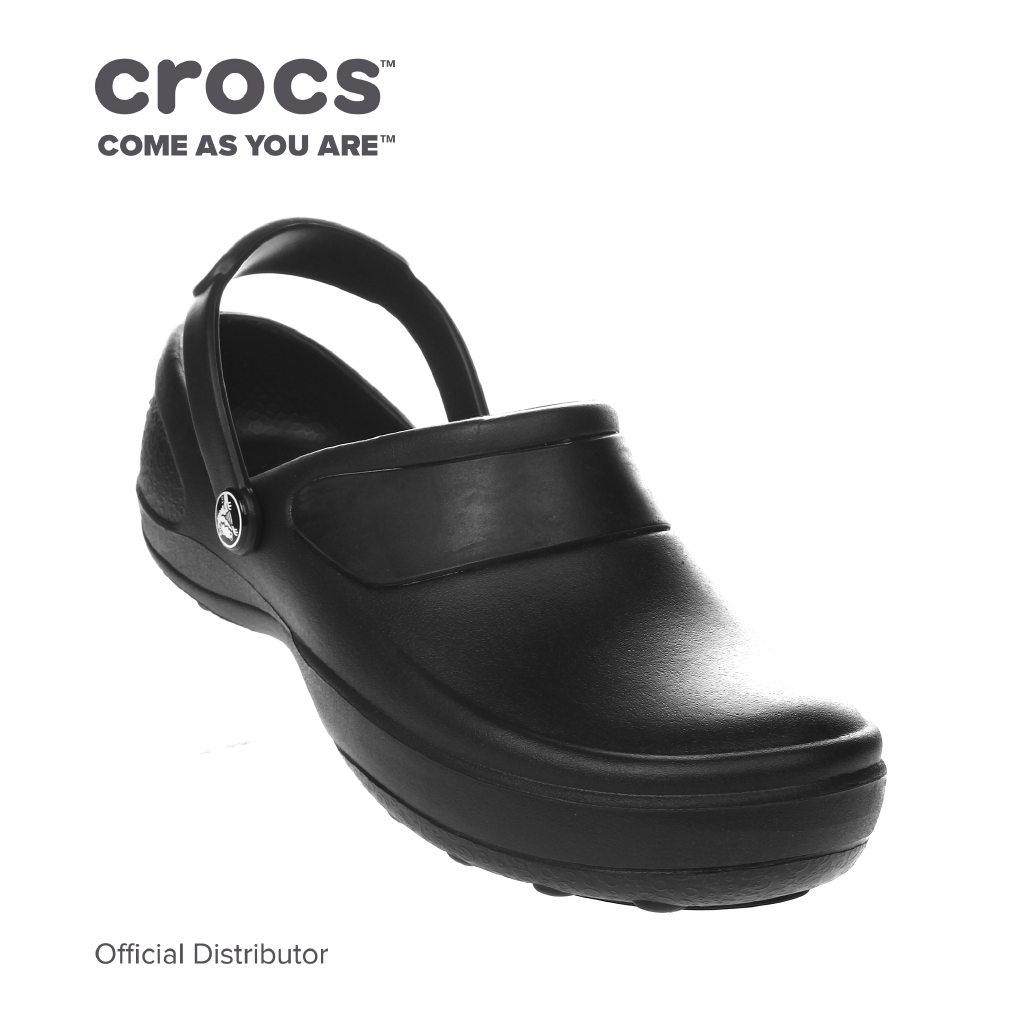 crocs mercy work clog white