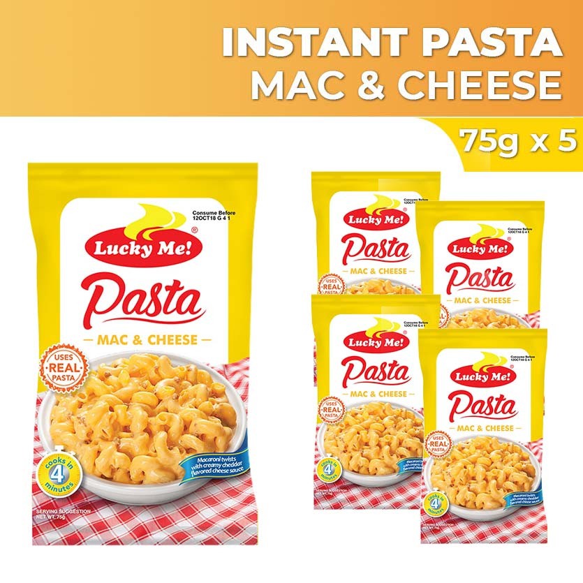 Lucky Me! Pasta Mac & Cheez 60g X 5 | Shopee Philippines