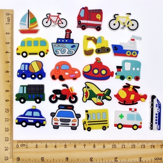 jibits Airplane Fire Truck Boat Motorcycle Jibits croc Charm for Kids DIY croc jibits Pins Cartoon Shoe Accessories Decorations #3