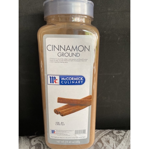 McCormick Cinnamon 550g | Shopee Philippines