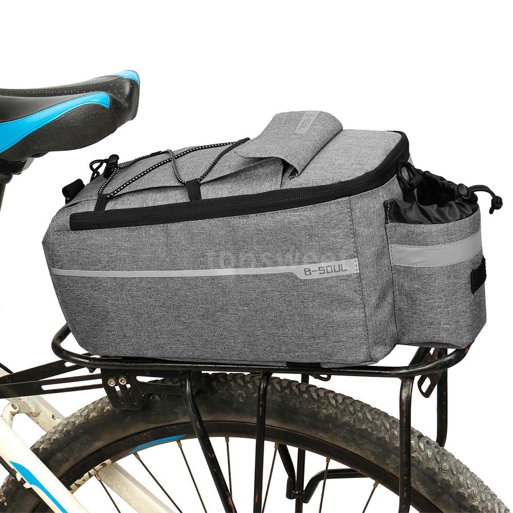 Bike Bicycle Thermal Insulated Trunk Bag Cooler Lunch Bag Pannier Pack