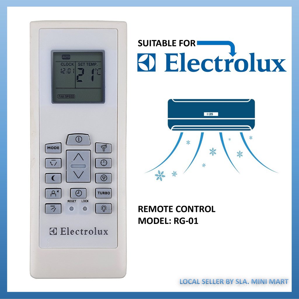 Electrolux remote control for airconditioner RG01 (for Electrolux