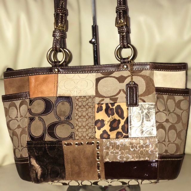 coach patchwork handbag