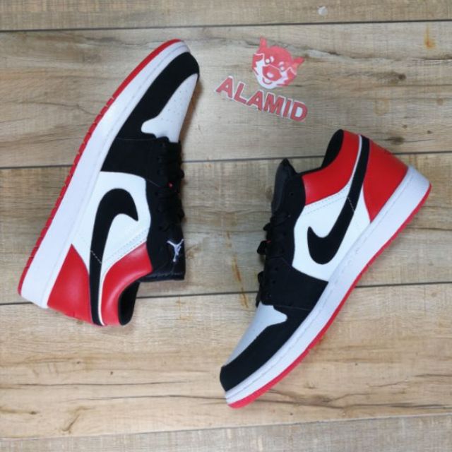 Air Jordan 1 Low “Black Toe” | Shopee 