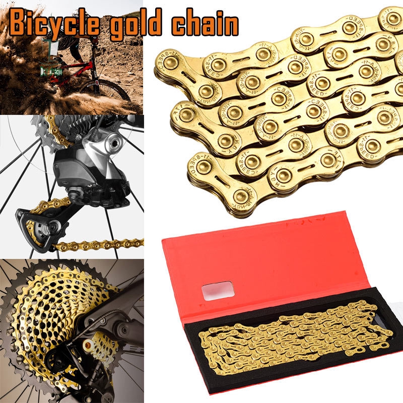 gold shimano chain