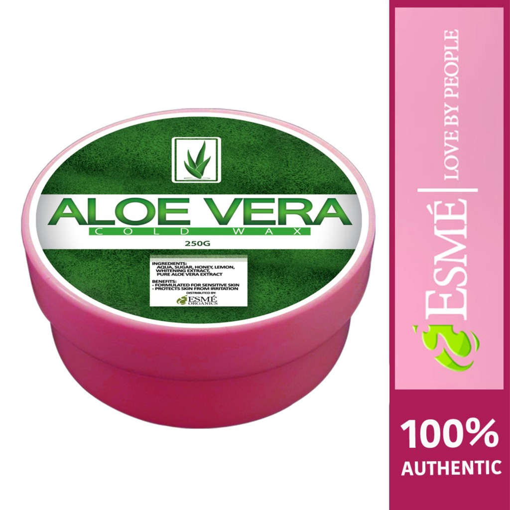 Esme Aloe Vera Organic Cold Wax Painless Hair Removal Underarm Leg Hairs  Body Care Gentle | Shopee Philippines