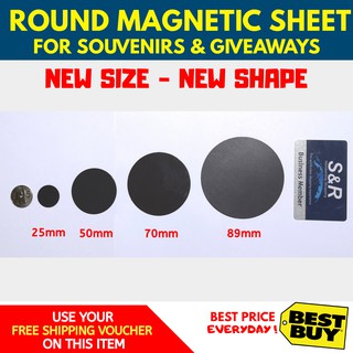 10pcs Magnet Sheet Round 50mm [3 PESOS] #6