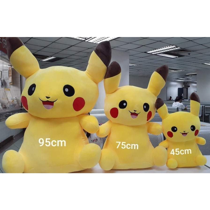 Pikachu 95cm, 75cm & 45cm | Shopee Philippines