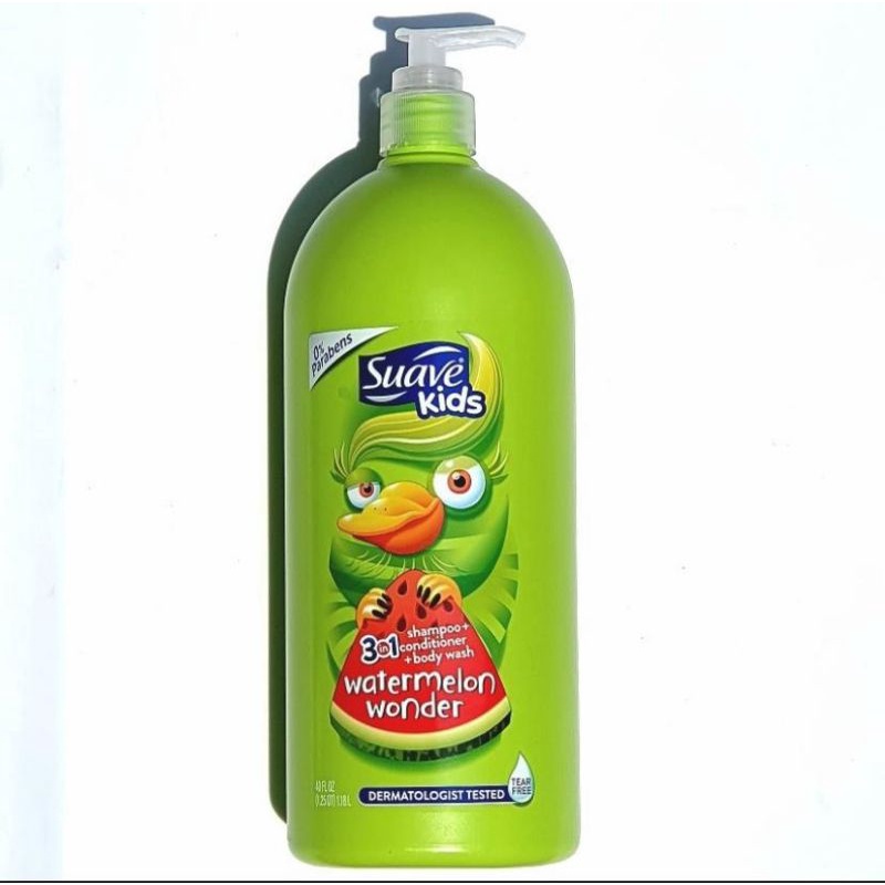 Suave Kids 3 in 1 Shampoo, Conditioner, BodyWash Watermelon Wonder (1