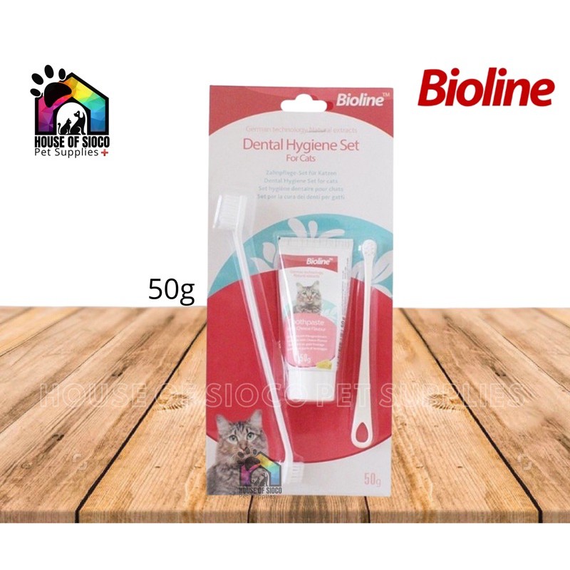 Bioline Dental Hygiene Set for Cats 50g Shopee Philippines