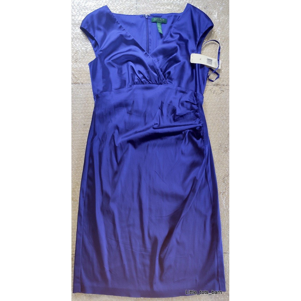 cobalt blue cocktail dress