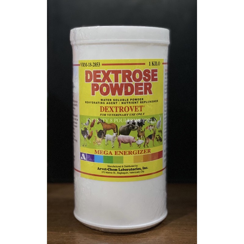 Dextrose 1kg Powder Dextrovet Powder Arvet Brand for Pets Gamefowl