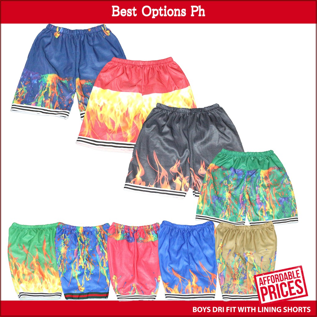 boys dri fit shorts