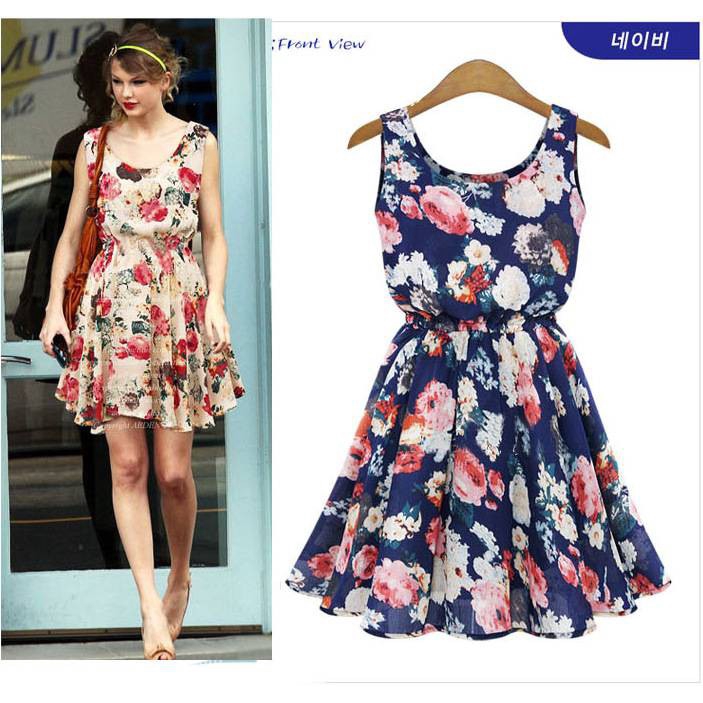 ladies floral dress