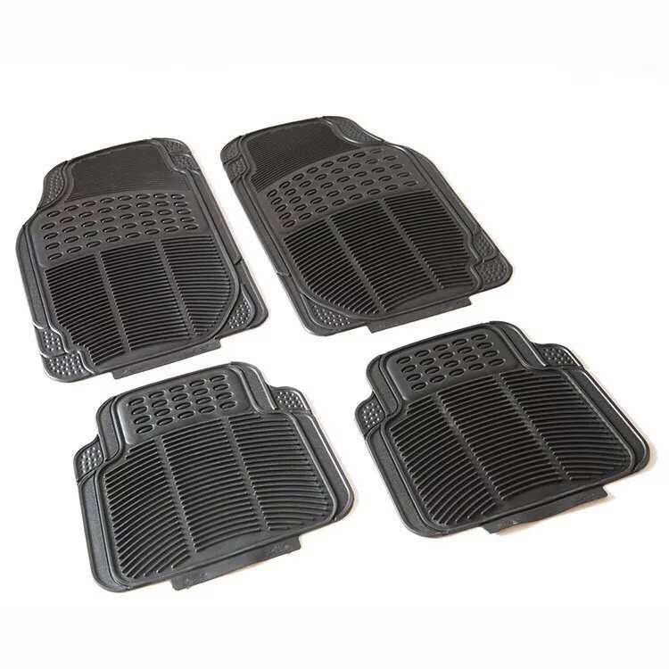 SHOPP KING Car Floor Mats Liner Front Rear carpet black 4Pcs Set (Black