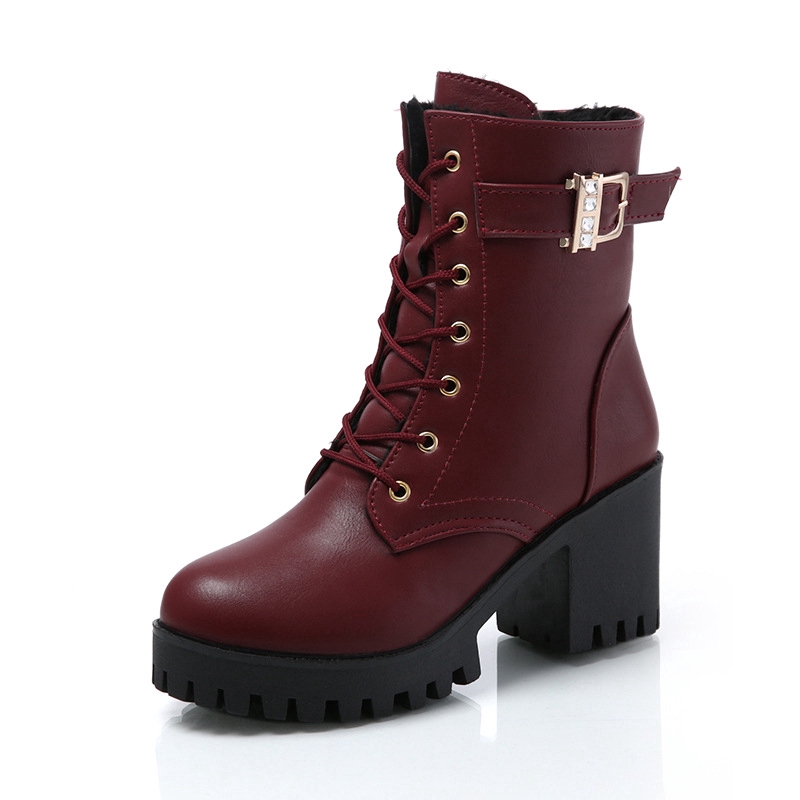 womens heeled work boots