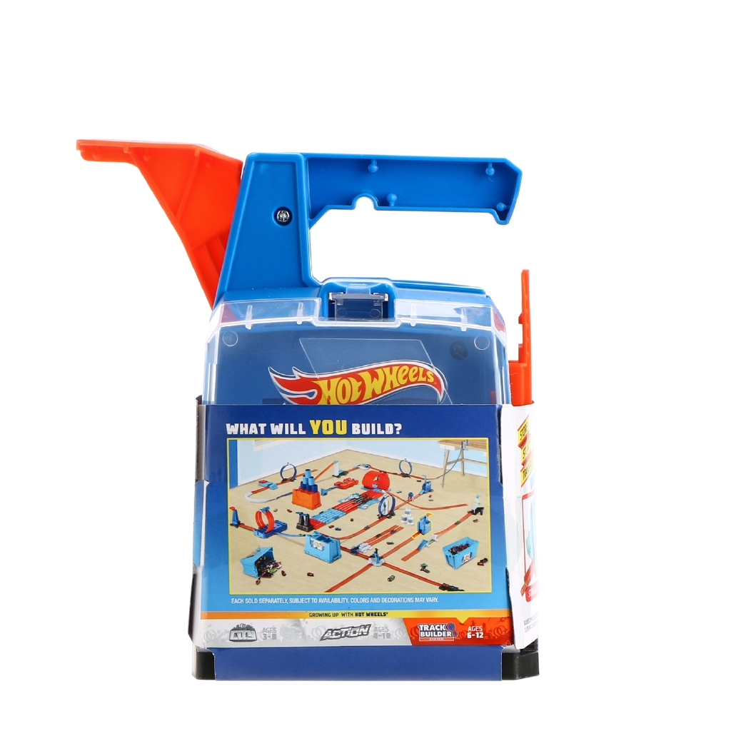 hot wheels track builder display launcher