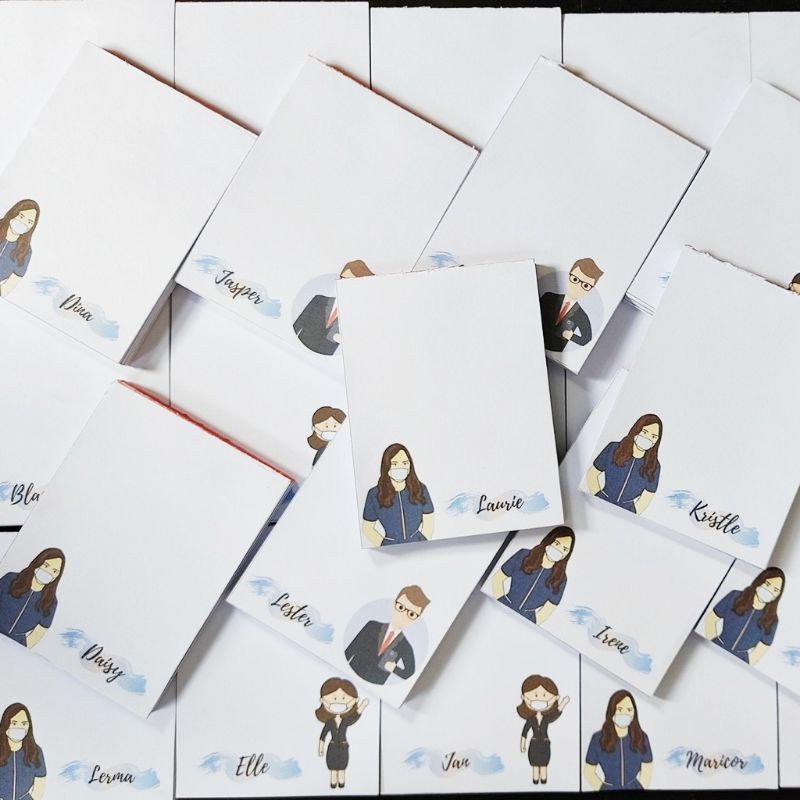 CUSTOMIZED / PERSONALIZED NOTEPADS (BROCHURE A) Shopee Philippines