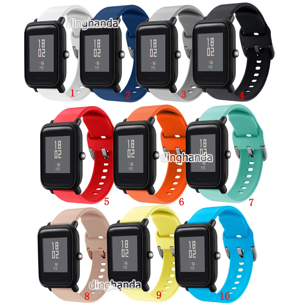 Soft Silicone Band Strap For Huami Amazfit Bip Lite Bip S U Shopee Philippines