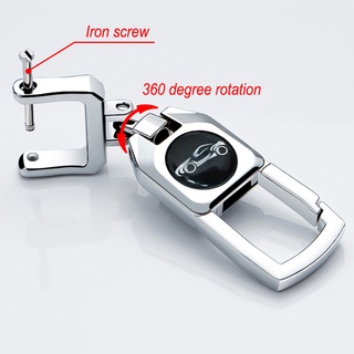 Simple Fashion Style Car Logo Key Fob Key Chain Metal Heavy Duty Car Keychain for Car or Motorcycle #7