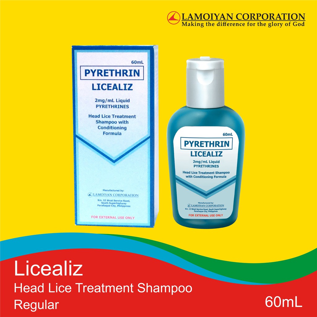 Licealiz Head Lice Treatment Shampoo Regular 60mL Shopee Philippines