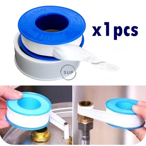 12mm PTFE Thread Seal White Tape / Water Plumber Teflon Tape Sink Bib