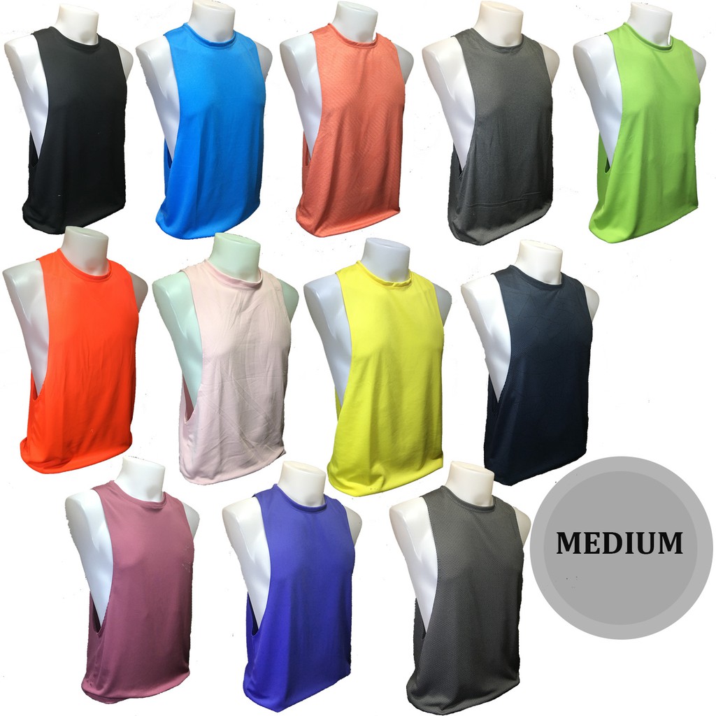 Medium Muscle Tee Sando - Dri Fit | Shopee Philippines