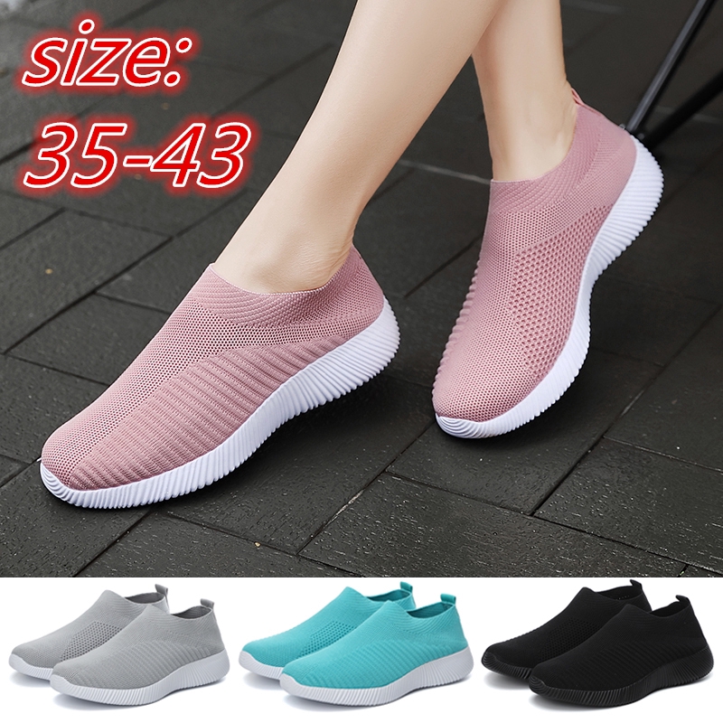 Ready Stock Lohas Women Casual Shoes Breathable Flat Mesh Shoes Ladies  Sneakers Shoes Women Fashion Sports Running Shoes Kasut Sukan | Shopee  Philippines