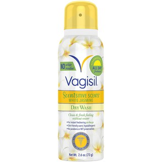 Vagisil Scentsitive Scents Feminine Dry Wash Spray 2.6 Oz Peach Blossom / White Jasmine #5