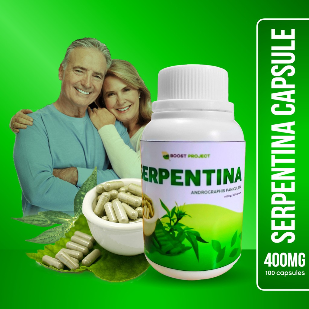 Original BOOST PROJECT Serpentina Capsule | 100 pcs | pure organic