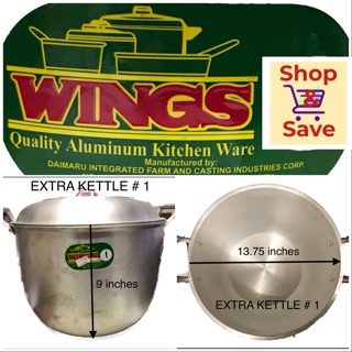 HEAVY DUTY KALDERO / WINGS BRAND / EXTRA KETTLE / BIG CALDERO | Shopee ...