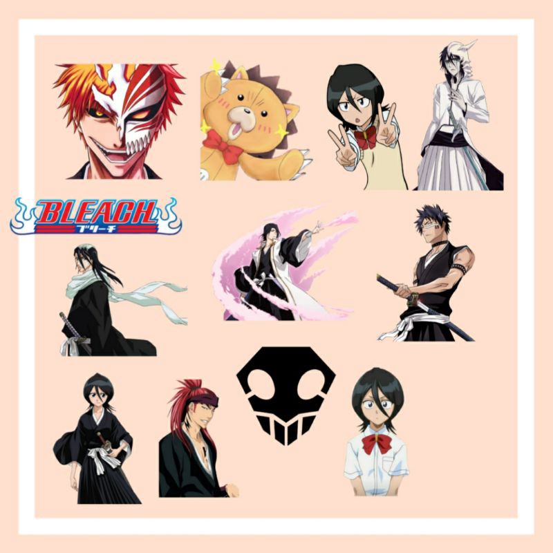 Bleach anime 20 pcs vinyl waterproof and removable stickers | Shopee  Philippines