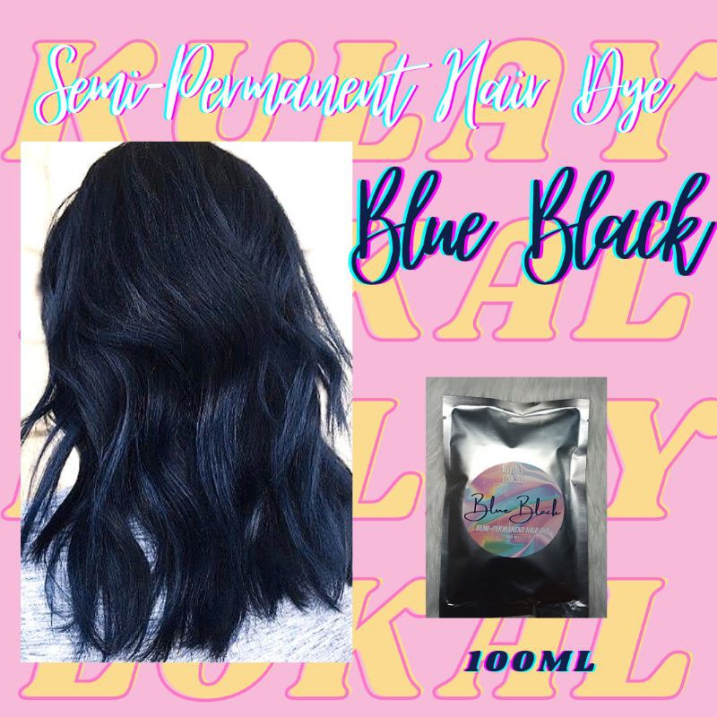 black semi permanent hair color near me