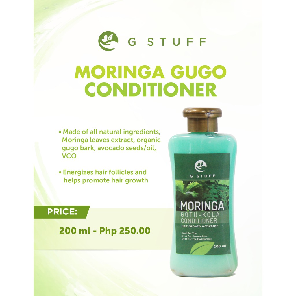 G Stuff Moringa Gotu Kola Conditioner 200 ml | Shopee Philippines