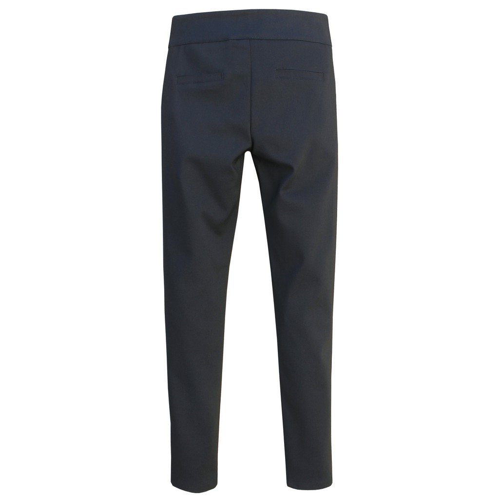 black slim work trousers
