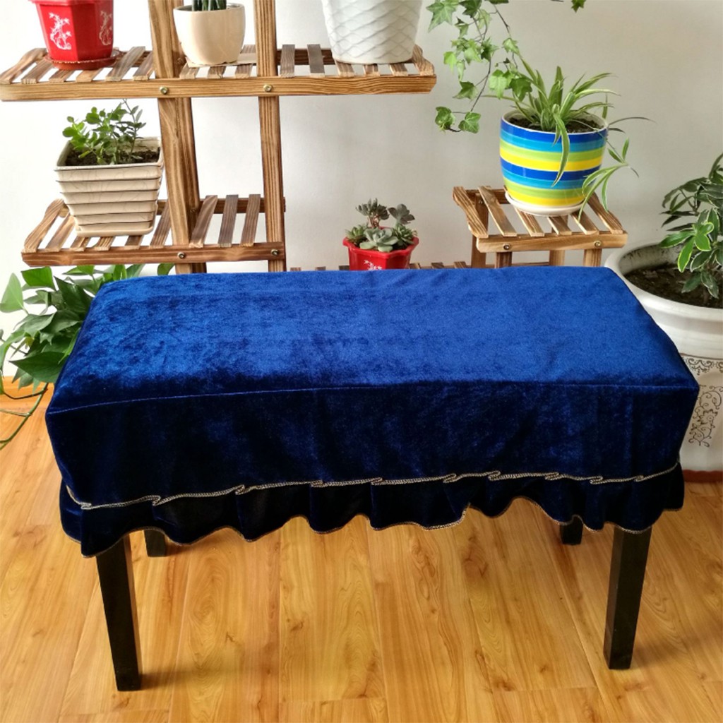 Pleuche Piano Stool Chair Bench Cover Dust Cover Home,On In/Outdoor Stage 