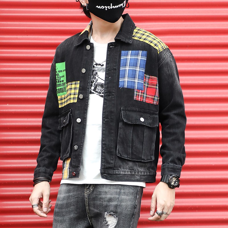 denim jacket hip hop