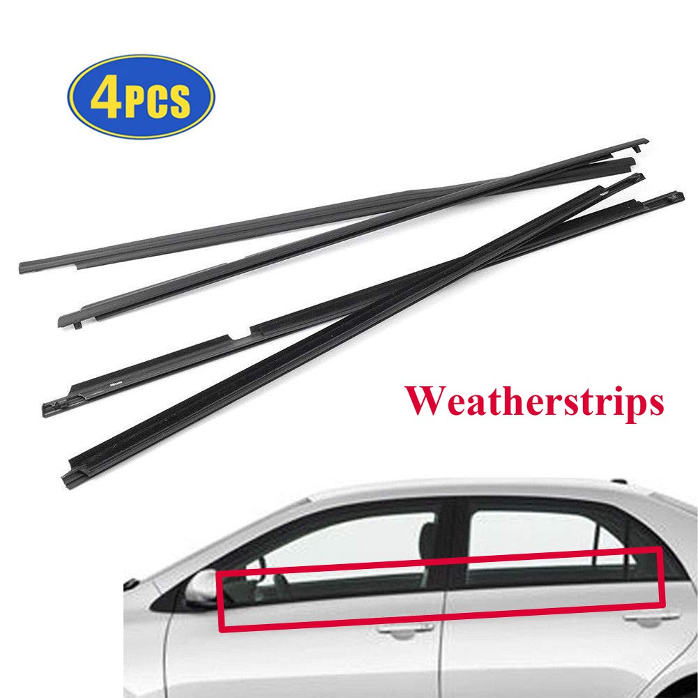 For Toyota Corolla 2007 2013 Weatherstrip Window Seal Door Outside Trim Seal Belt For Corolla