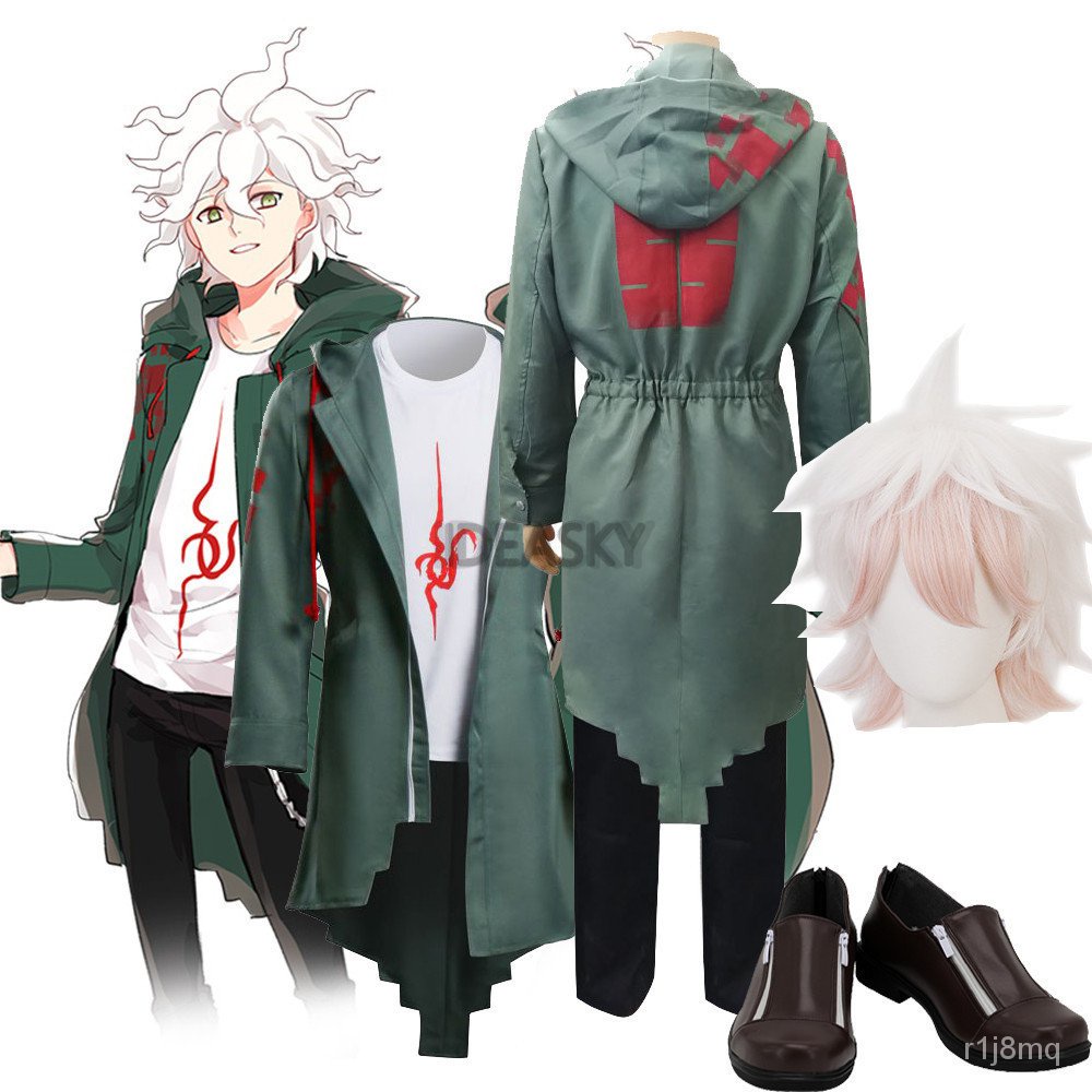 Dangan Ronpa 2 Danganronpa Cosplay Costume Nagito Komaeda Jacket Coat ...