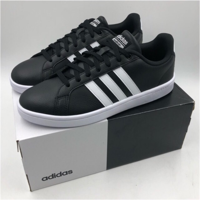 cf advantage adidas black