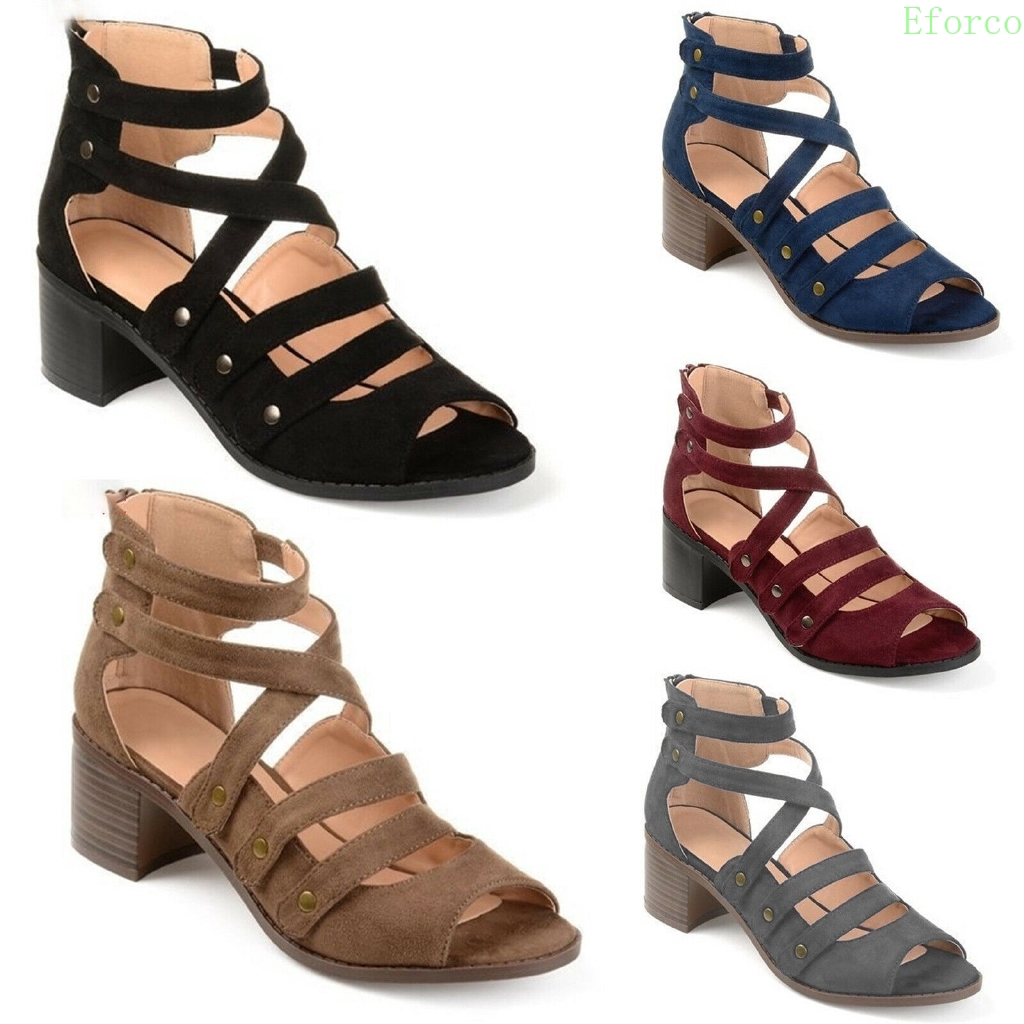 block heel gladiator sandals