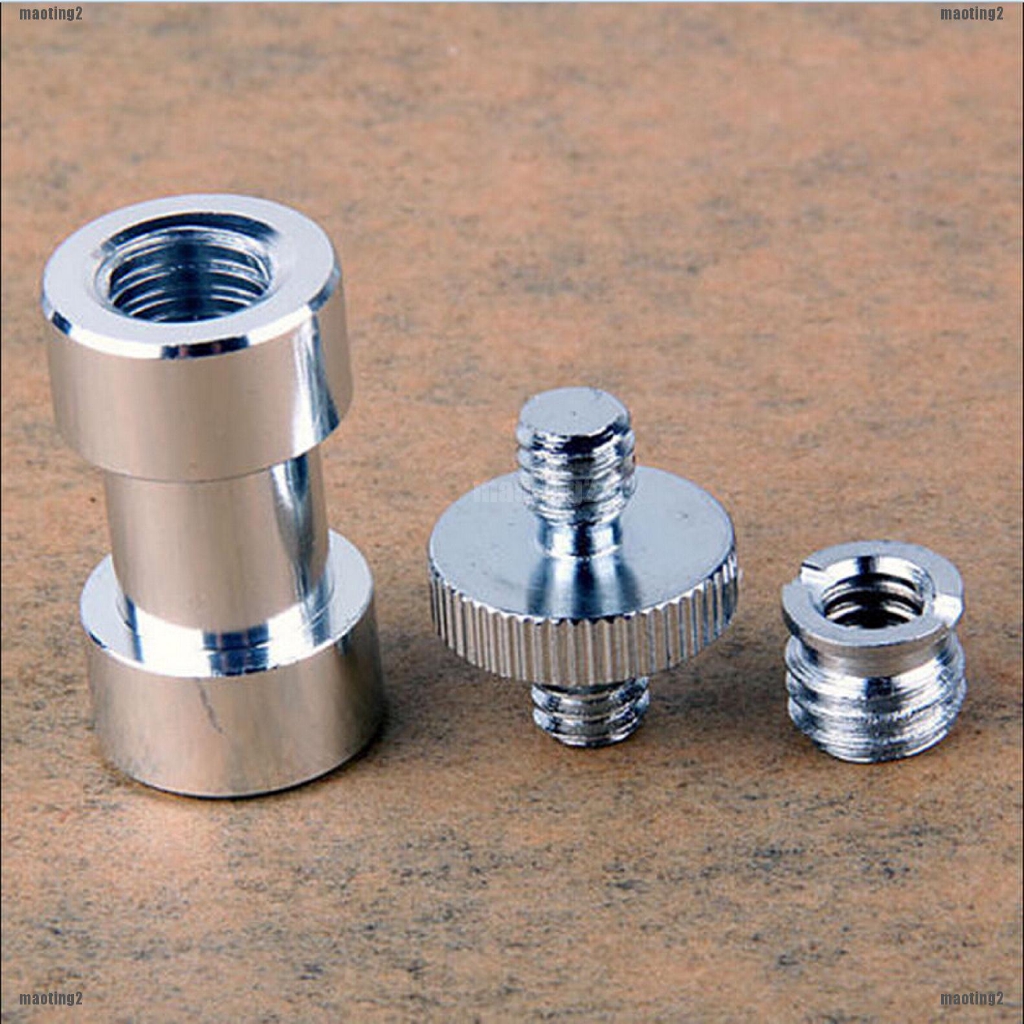 1/4" 3/8" Tripod Screw Adapter to Light Stand Umbrella Holder Camera