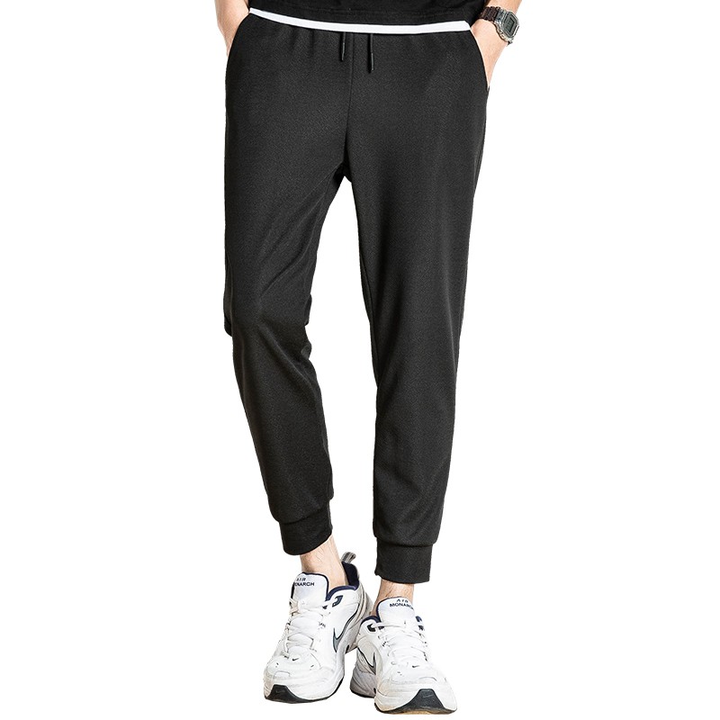 stretchable track pants