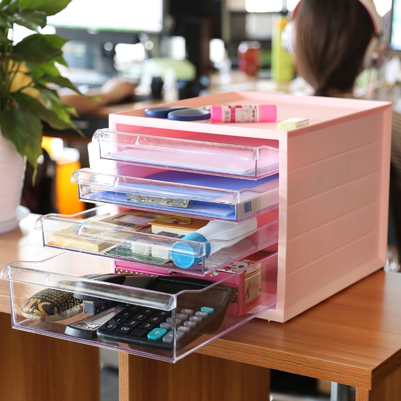 Acrylic A4 Paper File Cabinet Desktop Storage Box Drawer Shopee Philippines